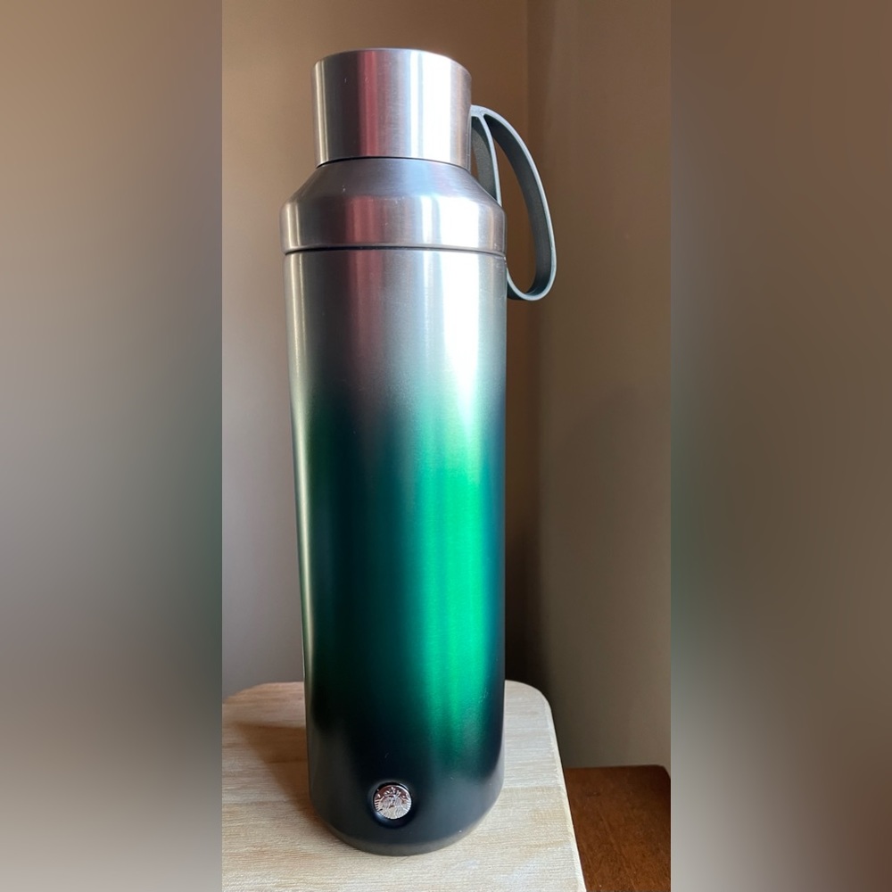 2022 Starbucks Green Gradient Stainless Steel Travel Tumbler 20 oz.